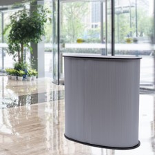 Prsentationsstnder Messetheke